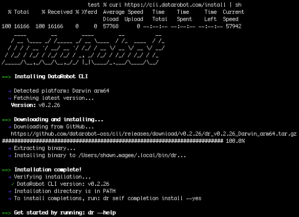 DataRobot CLI